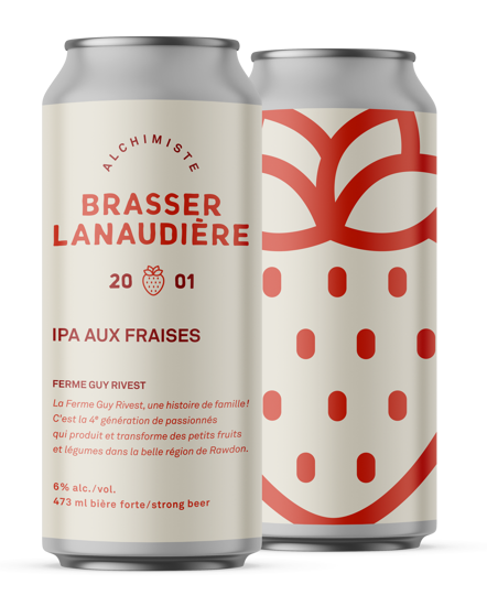 Image sur Brasser Lanaudière - IPA aux fraises