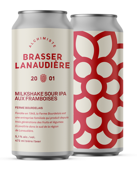 Image sur Brasser Lanaudière - Sour Milkshake IPA aux framboises